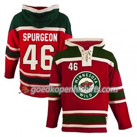 Minnesota Wild Spurgeon 46 Rood Hoodie Sawyer - Mannen